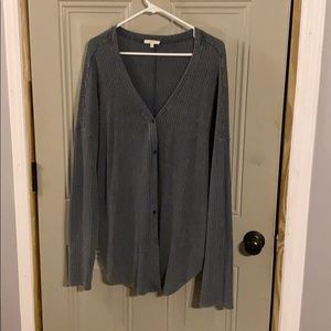 Oversized Navy Blue Tunic